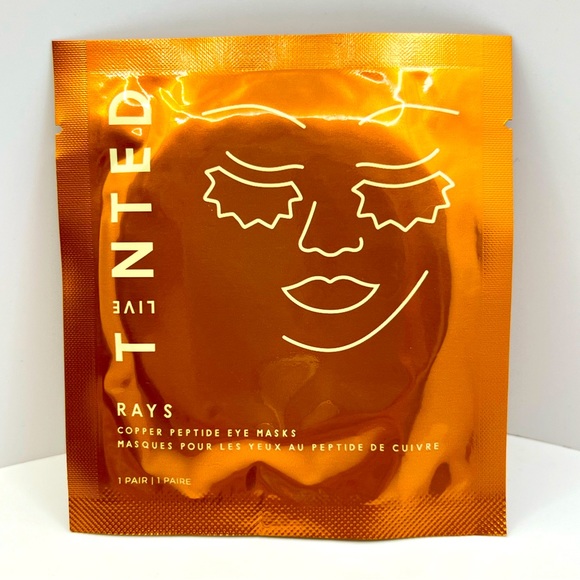 $2 🌸 Live Tinted Rays Copper Infused Eye Masks ~ NEW Sealed - Picture 1 of 7